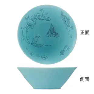 【Skater】迪士尼 小美人魚 美濃燒陶瓷餐碗 21cm 海底世界(餐具雜貨)
