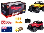 NEW 1:24 JEEP RC RADIO REMOTE CONTROL DRIFT RACING ROCK CRAWLER CAR KIDS BOY TOY