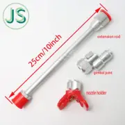 10 inch Extension Pole with Swivel Joint and Nozzle Holder for Airless Spray Gun