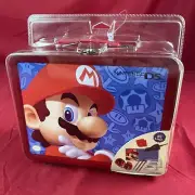 Nintendo DS Lite Super Mario Bros Starter Kit Metal Lunchbox 2007 Movie Sealed!