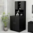 Washing Machine Cabinet Storage Shelf Rack Wooden Laundry Bathroom Organiser