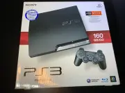 Sony Playstation 3 PS3 Slim Black Game Console 160GB New In Box
