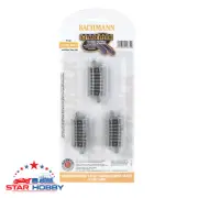 Bachmann 44832 QUARTER SECTION 12.50" RADIUS CURVED TRACK (N SCALE)