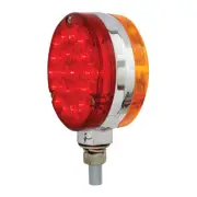 4″ DOUBLE FACE PEARL LED PEDESTAL Popsicle LIGHT red/yellow turn signal #78360