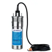ECO-WORTHY 12V DC Submersible Deep Well Pump, MAX Flow 3.2GPM, Max Head 230ft...