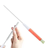 Maciun Straw Cleaner Brush Extra Long | Water Straw Brush No Blind Spots Straw Cleaner | Multifunctional Long Stainless Steel Bottle Brushes For Cleaning, Small Crevices, Bottles, Nipple Holes