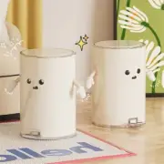 Elegant 8L Trash Can Stainless Steel with Soft Close Lid Foot Pedal Garbage Bin