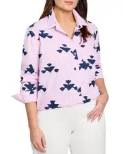 Nic+Zoe Plus Stamped Shirt
