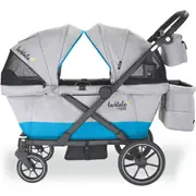 Larktale Caravan Coupe v2 Stroller Wagon in Grey/blue at Nordstrom