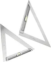 Veemoon 2pcs Woodworking Protractor Tool High Precision Right Angle Ruler Scale for Accurate Measuring and Drawing Carpentry Projects