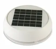 Afi Marinco 4" Snap-In Deck Plates Day/Night Solar Vent White N20804W