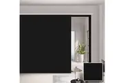 Blackout Panel Blinds 140cm~360cm(W)x230cm(D) Black
