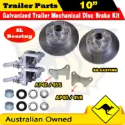 Trailer Galvanized Mechanical 10" Disc Brake Kit SL Marine Boat Caravan Caliper