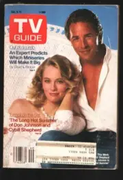 MAG: TV Guide 10/5/1985-Cybill Shepherd & Don Johnson "The Long Hot Summer" p...