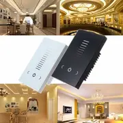 8A Touch Panel Controller Dimmer Wall Switch 12-24V For LED Strip Light Lamp 24 BLACK