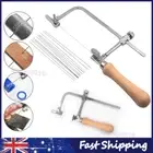 Mini U-shaped Saw Jewelry DIY Tool Jewelers Saw Bow Saw Frame with 12 Blades Kit