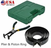 Motorcycle Piston Ring Compressor Cylinder Installer Tool Kit With Plier&14 Band (for: Fiat)