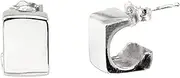 [Dogeared] Handmade Boxy Hoop Earrings