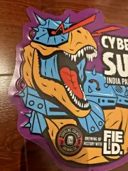 CYBER SUE India Pale Ale Metal BEER Sign Tin Tacker 12"X11" Toppling Goliath
