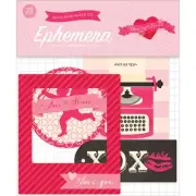 Echo Park ~ BLOWING KISSES ~ Ephemera Valentine's Day