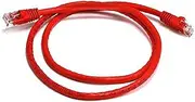 8WARE Cat6a Snagless UTP Ethernet Cable, 2 Meter, Red