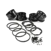 Rear Wheel Hub Beadlock Ring Set Landing Gear 1/5 For HPI KM BAJA RC Car Parts