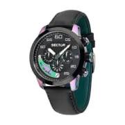 Sector R3251575009 Men's Water Resistant Quartz Watch - 45mm Case, Black