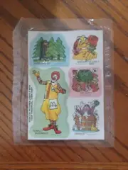 Vintage 1985 McDonald’s Scratch N Sniff Sticker Sheet 3”/4” SEALED