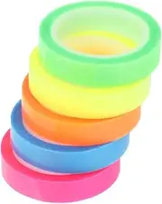 SEWACC 5 Rolls Waterproof Index Sticker Reading Guide Strips Highlight Sticky Strips Text Highlighter Strips Highlighter Tapes Note Tabs Highlight Tapes Sticky Tabs for Notebooks The Pet