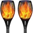 Landscape Solar Torch Lights, YoungPower Waterproof Flickering Flames Torches...