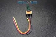 ILLUMINATED ON OFF TOGGLE SWITCH GREEN PRE WIRED 12 VOLT 20 AMP IBITSG