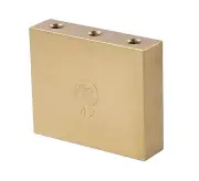 Genuine Floyd Rose FROFTB42 Original Fat Brass Tremolo Upgrade Block, 42mm