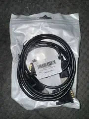Black Male to Male Cord DisplayPort (DP) to VGA Adapter 3ft Cable Pack Of 2 New