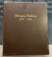New Dansco Coin Album # 7179 Morgan Silver Dollars 1891-1921