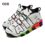 NIKE 休閒鞋 AIR MORE UPTEMPO 96 男鞋 白 大AIR 塗鴉 彩色 復古 籃球鞋 DV1233-111