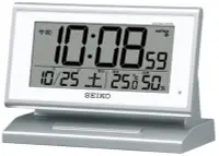 在飛比找Yahoo!奇摩拍賣優惠-日本進口 限量品 正品 SEIKO日曆座鐘桌鐘 自動感光鬧鐘