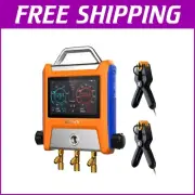 Versatile HVAC Digital Gauge with Smart Touch Screen and Automatic Calculations