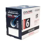 Dynamix C-C6-SLD24-BLUE Cat6 UTP Solid Cable Roll - 305m - Blue 250MHz - 24AWG x 4P - External O.D. 4.9mm - PVC Jacket - REELEX II Pull Box [C-C6-SLD24-BLUE]