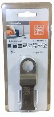 Fein 63502147021 2-23/64 inch SuperCut Bi-metal E-cut Universal Blade 5ct (GS)