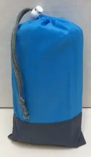 Blue Beach Blanket 79" X 55" Waterproof W/ Drawstring Bag Free Shipping