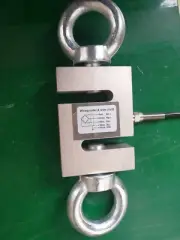 15000 LB S-TYPE LOAD CELL HANGING CRANE SCALE TENSION COMPRESSION W/2 EYEBOLTS