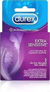 Durex Extra Sensitive Condom, 3 Count