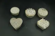 Mixed Design Wooden Printing Blocks Lot of 5