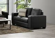 DIAMOND Leather-Look 2 Seater Sofa
