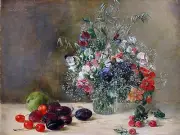 Flowers and fruits Accent Tile Mural Kitchen Bathroom Wall Backsplash 8x6