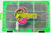 Chompers Grub Kit - 68 Pieces, Green, GRBKIT-23 Tackle Kits