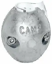 Camp Zinc Egg Collar Shaft Anode w/4 Stainless Steel Screws 1 In 00005