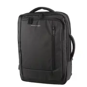 Pierre Cardin 15" Laptop Briefcase Backpack with USB Port (Black)