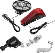 Set Bicycle Light Set Bike Lights Electric Motor Kit Scooter LED Lights Bike Wheel Lights Bicycle Warning LED Light Bike Rear Light Cycling Warning Light Rear Bike Light Metal