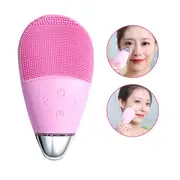 Facial Cleansing Brush Rechargeable Face Cleansing Brush Food Grade Silicond Facial Brush Deep Removal Pore and Blackhead